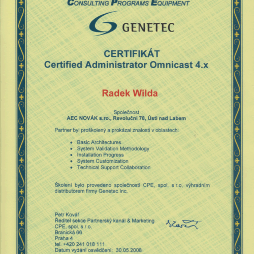 OMNICAST CCTV Genetec SW